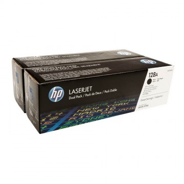 Картридж HP 128A | CE320AD оригинальный лазерный картридж HP [CE320AD] 2 x 2000 стр, черный