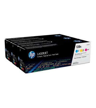 Картридж HP 128A | CF371AM оригинальный лазерный картридж HP [CF371AM] 3 x 1300 стр, набор цветной