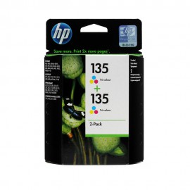 HP 135 | CB332HE картридж струйный [CB332HE] цветной 2 x 330 стр (оригинал) 