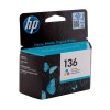 Картридж HP 136 | C9361HE оригинальный струйный картридж HP [C9361HE] 220 стр, цветной