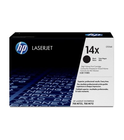 Картридж HP 14X | CF214X оригинальный тонер картридж HP [CF214X] 17500 стр, черный