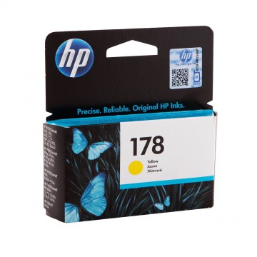 Картридж HP 178 | CB320HE оригинальный струйный картридж HP [CB320HE] 300 стр, желтый
