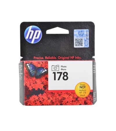 Картридж HP 178 XL | CB322HE оригинальный струйный картридж HP [CB322HE] 290 стр, фото-черный