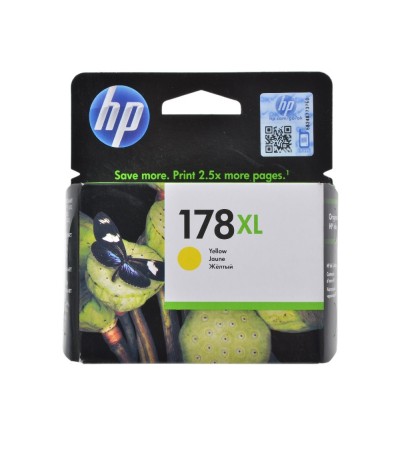 Картридж HP 178 XL | CB325HE оригинальный струйный картридж HP [CB325HE] 750 стр, желтый