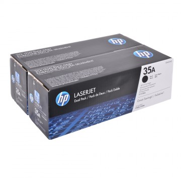 Картридж HP 35A | CB435AF оригинальный лазерный картридж HP [CB435AF] 2 x 1500 стр, черный