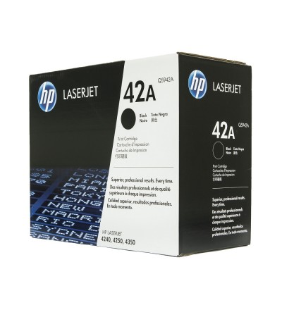 Картридж HP 42A | Q5942A оригинальный лазерный картридж HP [Q5942A] 10000 стр, черный