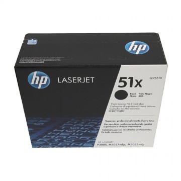 Картридж HP 51X | Q7551X оригинальный лазерный картридж HP [Q7551X] 13000 стр, черный