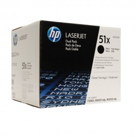 Картридж лазерный HP 51X | Q7551XD черный 2 x 13000 стр