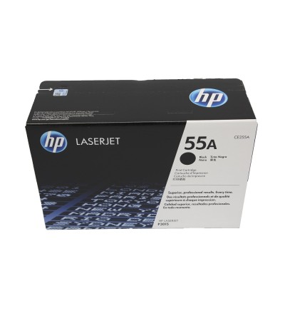 Картридж HP 55A | CE255A оригинальный лазерный картридж HP [CE255A] 6000 стр, черный