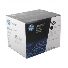 HP 55X | CE255XD картридж лазерный [CE255XD] черный 2 x 12000 стр (оригинал) 