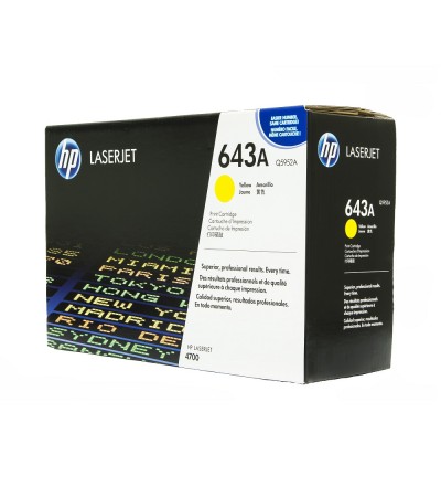 Картридж HP 643A | Q5952A оригинальный лазерный картридж HP [Q5952A] 10000 стр, желтый