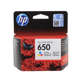HP 650 | CZ102AE картридж струйный [CZ102AE] цветной 200 стр (оригинал) 