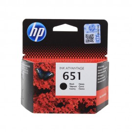 HP 651 | C2P10AE картридж струйный [C2P10AE] черный 600 стр (оригинал) 