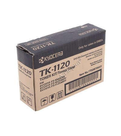 Картридж Kyocera TK-1120 | 1T02M70NX1 оригинальный тонер картридж Kyocera [1T02M70NX1] 3000 стр, черный