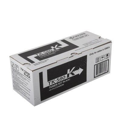 Картридж Kyocera TK-580K | 1T02KT0NL0 оригинальный тонер картридж Kyocera [1T02KT0NL0] 3500 стр, черный