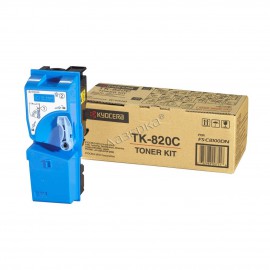 Картридж лазерный Kyocera TK-820C | 1T02HPCEU0 голубой 7000 стр