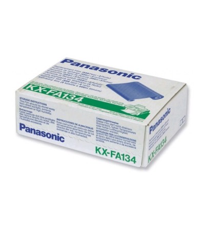 Картридж Panasonic KX-FA134A оригинальная факсовая пленка Panasonic [KX-FA134A] 2 x 200м, черный