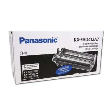 Фотобарабан Panasonic KX-FAD412A оригинальный фотобарабан Panasonic [KX-FAD412A/A7] 6000 стр, черный
