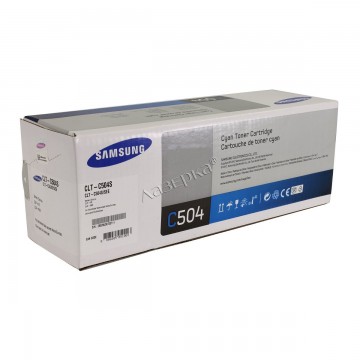 Картридж Samsung CLT-C504S | SU027A оригинальный тонер картридж Samsung [SU027A] 1800 стр, голубой