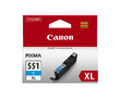 Картридж струйный Canon CLI-551C XL | 6444B001 голубой 680 стр