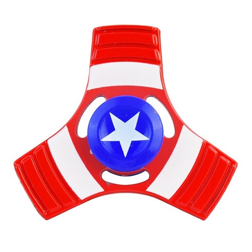 Коллекционный спиннер "Капитан Америка", металлический